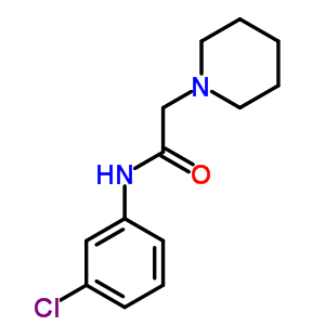 1-Piperidineacetamide,n-(3-chlorophenyl)-Structure,38367-19-0Structure 1-Piperidineacetamide,n-(3-chlorophenyl)- Structure,38367-19-0Structure