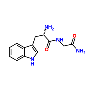 L-trp-gly amide結(jié)構(gòu)式_38689-27-9結(jié)構(gòu)式