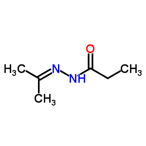 N-(丙烷-2-基氨基)丙酰胺結(jié)構(gòu)式_3884-67-1結(jié)構(gòu)式