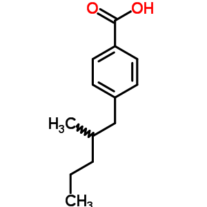 4-(2-Methylpentyl)benzoic acidStructure,38861-90-4Structure 4-(2-Methylpentyl)benzoic acid Structure,38861-90-4Structure