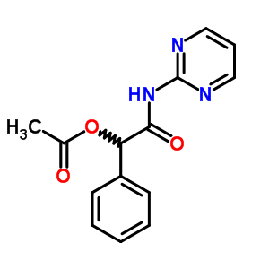 Benzeneacetamide, a-(acetyloxy)-n-2-pyrimidinyl-Structure,3895-16-7Structure Benzeneacetamide, a-(acetyloxy)-n-2-pyrimidinyl- Structure,3895-16-7Structure