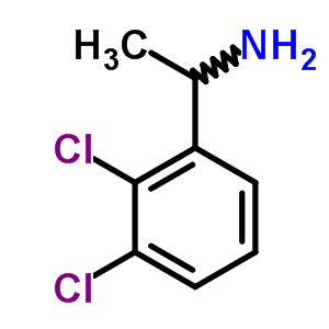 1-(2,3-二氯苯基)乙胺結(jié)構(gòu)式_39226-94-3結(jié)構(gòu)式