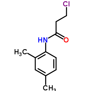 3-Chloro-n-(2,4-dimethylphenyl)propanamideStructure,39494-04-7Structure 3-Chloro-n-(2,4-dimethylphenyl)propanamide Structure,39494-04-7Structure