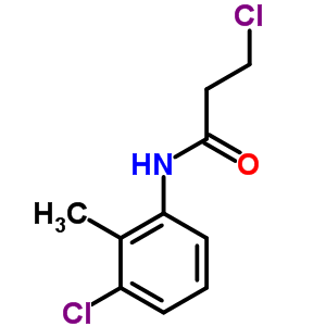 3-Chloro-n-(3-chloro-2-methylphenyl)propanamideStructure,39494-09-2Structure 3-Chloro-n-(3-chloro-2-methylphenyl)propanamide Structure,39494-09-2Structure