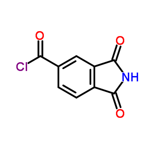 1H-isoindole-5-carbonyl chloride, 2,3-dihydro-1,3-dioxo-(9ci)Structure,3969-15-1Structure 1H-isoindole-5-carbonyl chloride, 2,3-dihydro-1,3-dioxo-(9ci) Structure,3969-15-1Structure