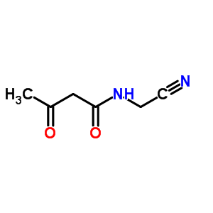 N-(氰基甲基)-3-氧代-丁酰胺結(jié)構(gòu)式_39795-73-8結(jié)構(gòu)式