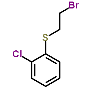 1-(2-Bromoethylsulfanyl)-2-chloro-benzeneStructure,3983-75-3Structure 1-(2-Bromoethylsulfanyl)-2-chloro-benzene Structure,3983-75-3Structure