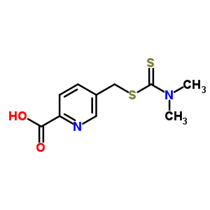 5-(Dimethylthiocarbamoylsulfanylmethyl)pyridine-2-carboxylic acidStructure,39977-50-9Structure 5-(Dimethylthiocarbamoylsulfanylmethyl)pyridine-2-carboxylic acid Structure,39977-50-9Structure