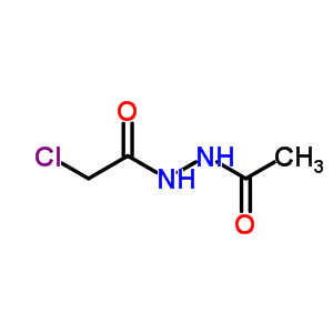 N’-(2-氯乙?；?乙酰肼結(jié)構(gòu)式_4002-21-5結(jié)構(gòu)式