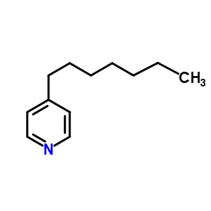 4-庚基吡啶結(jié)構(gòu)式_40089-90-5結(jié)構(gòu)式