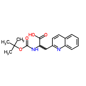 Boc-3-(2-quinolyl)-dl-ala-ohStructure,401813-49-8Structure Boc-3-(2-quinolyl)-dl-ala-oh Structure,401813-49-8Structure