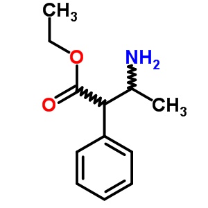 Benzeneacetic acid, a-(1-aminoethyl)-, ethyl esterStructure,40233-81-6Structure Benzeneacetic acid, a-(1-aminoethyl)-, ethyl ester Structure,40233-81-6Structure