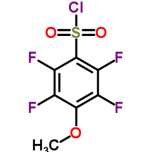 2,3,5,6-Tetrafluoro-4-methoxybenzenesulfonyl chlorideStructure,40586-69-4Structure 2,3,5,6-Tetrafluoro-4-methoxybenzenesulfonyl chloride Structure,40586-69-4Structure
