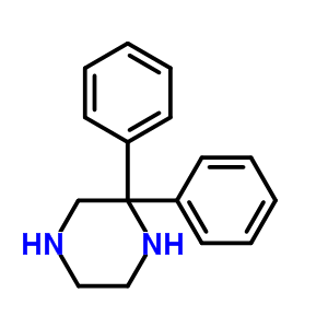 2,2-DiphenylpiperazineStructure,41353-93-9Structure 2,2-Diphenylpiperazine Structure,41353-93-9Structure