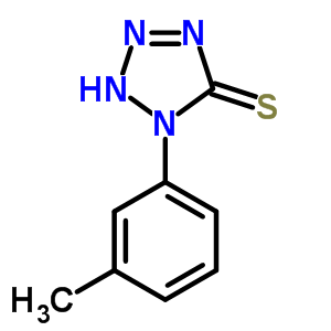 1-M-tolyl-1h-tetrazole-5-thiolStructure,41401-38-1Structure 1-M-tolyl-1h-tetrazole-5-thiol Structure,41401-38-1Structure