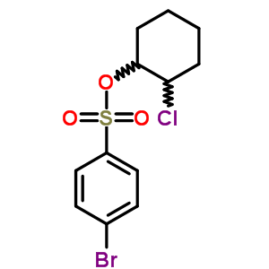 1-Bromo-4-(2-chlorocyclohexyl)oxysulfonyl-benzeneStructure,41914-94-7Structure 1-Bromo-4-(2-chlorocyclohexyl)oxysulfonyl-benzene Structure,41914-94-7Structure