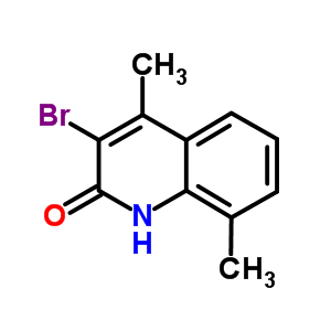 3-Bromo-4,8-dimethyl-1h-quinolin-2-oneStructure,41968-62-1Structure 3-Bromo-4,8-dimethyl-1h-quinolin-2-one Structure,41968-62-1Structure