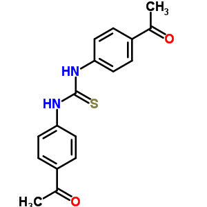 1,3-Bis(4-acetylphenyl)thioureaStructure,42084-03-7Structure 1,3-Bis(4-acetylphenyl)thiourea Structure,42084-03-7Structure