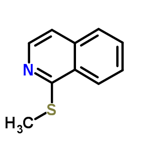 Isoquinoline, 1-(methylthio)-Structure,42088-41-5Structure Isoquinoline, 1-(methylthio)- Structure,42088-41-5Structure
