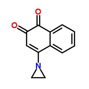 4-(1-Aziridinyl)-1,2-naphthalenedioneStructure,439-55-4Structure 4-(1-Aziridinyl)-1,2-naphthalenedione Structure,439-55-4Structure