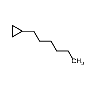 Cyclopropane,hexyl-Structure,4468-61-5Structure Cyclopropane,hexyl- Structure,4468-61-5Structure