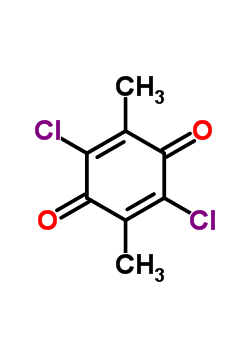 2,5-Dichloro-3,6-dimethyl-p-benzoquinoneStructure,46010-98-4Structure 2,5-Dichloro-3,6-dimethyl-p-benzoquinone Structure,46010-98-4Structure