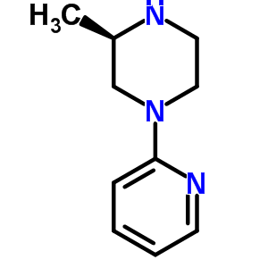 (3r)-(9ci)-3-甲基-1-(2-吡啶)-哌嗪結構式_474417-44-2結構式