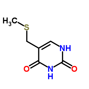 5-(Methylsulfanylmethyl)-1h-pyrimidine-2,4-dioneStructure,4874-40-2Structure 5-(Methylsulfanylmethyl)-1h-pyrimidine-2,4-dione Structure,4874-40-2Structure