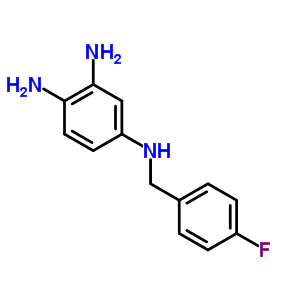 4-(4-Fluorobenzylamino)-1,2-phenylenediamineStructure,491871-67-1Structure 4-(4-Fluorobenzylamino)-1,2-phenylenediamine Structure,491871-67-1Structure