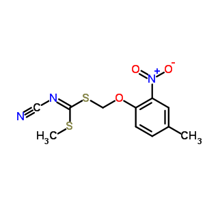 Methyl (4-methyl-2-nitrophenoxy)methyl cyanocarbonodithioimidateStructure,494763-18-7Structure Methyl (4-methyl-2-nitrophenoxy)methyl cyanocarbonodithioimidate Structure,494763-18-7Structure