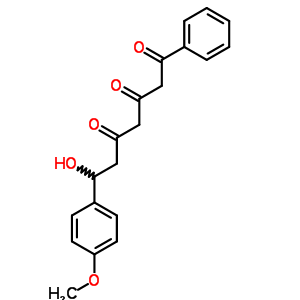 7-Hydroxy-7-(4-methoxyphenyl)-1-phenyl-heptane-1,3,5-trioneStructure,4975-87-5Structure 7-Hydroxy-7-(4-methoxyphenyl)-1-phenyl-heptane-1,3,5-trione Structure,4975-87-5Structure