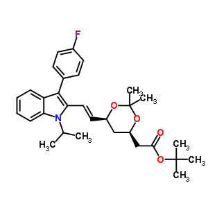 (3R,5s)-fluvastatin-3,5-acetonide tert-butyl esterStructure,500731-91-9Structure (3R,5s)-fluvastatin-3,5-acetonide tert-butyl ester Structure,500731-91-9Structure