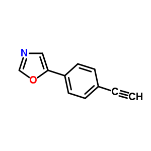 5-(4-Ethynylphenyl)-1,3-oxazoleStructure,501944-63-4Structure 5-(4-Ethynylphenyl)-1,3-oxazole Structure,501944-63-4Structure
