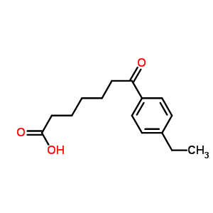 7-(4-Ethylphenyl)-7-oxoheptanoic acidStructure,502651-42-5Structure 7-(4-Ethylphenyl)-7-oxoheptanoic acid Structure,502651-42-5Structure