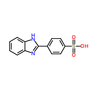 4-(1H-benzoimidazol-2-yl)benzenesulfonic acidStructure,50343-57-2Structure 4-(1H-benzoimidazol-2-yl)benzenesulfonic acid Structure,50343-57-2Structure