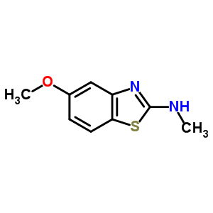 2-Benzothiazolamine,5-methoxy-n-methyl-(9ci)Structure,50450-73-2Structure 2-Benzothiazolamine,5-methoxy-n-methyl-(9ci) Structure,50450-73-2Structure