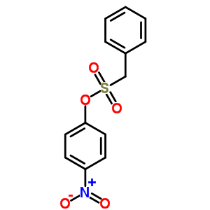 Benzenemethanesulfonic acid 4-nitrophenyl esterStructure,50534-57-1Structure Benzenemethanesulfonic acid 4-nitrophenyl ester Structure,50534-57-1Structure