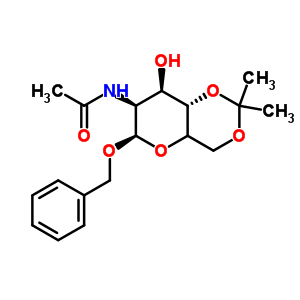 Benzyl 2-acetamido-2-deoxy-4,6-o-isopropylidene-b-d-glucopyranosideStructure,50605-12-4Structure Benzyl 2-acetamido-2-deoxy-4,6-o-isopropylidene-b-d-glucopyranoside Structure,50605-12-4Structure