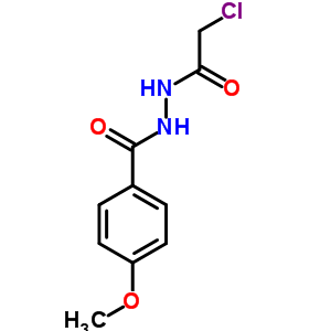 N-(氯乙?；?-4-甲氧基苯并肼結(jié)構(gòu)式_50677-25-3結(jié)構(gòu)式