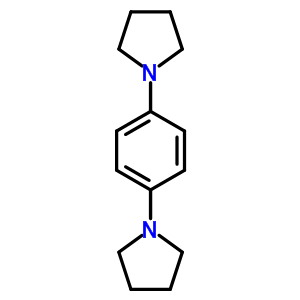 1,4-Dipyrrolidino benzeneStructure,50771-64-7Structure 1,4-Dipyrrolidino benzene Structure,50771-64-7Structure