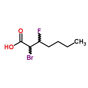 2-溴-3-氟庚酸結(jié)構(gòu)式_50884-99-6結(jié)構(gòu)式