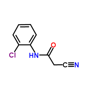N-(2-氯苯基)-2-氰基乙酰胺結(jié)構(gòu)式_50982-66-6結(jié)構(gòu)式