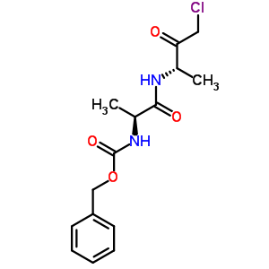 Benzyloxycarbonylalanyl-alanine chloromethyl ketoneStructure,51166-66-6Structure Benzyloxycarbonylalanyl-alanine chloromethyl ketone Structure,51166-66-6Structure