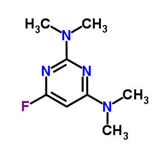 2,4-Bis(dimethylamino)-6-fluoropyrimidineStructure,51421-98-8Structure 2,4-Bis(dimethylamino)-6-fluoropyrimidine Structure,51421-98-8Structure