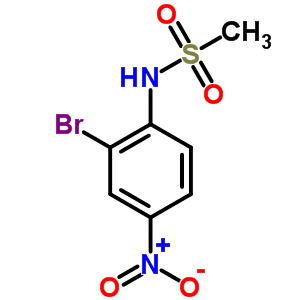 Methanesulfonamide,n-(2-bromo-4-nitrophenyl)-Structure,51765-50-5Structure Methanesulfonamide,n-(2-bromo-4-nitrophenyl)- Structure,51765-50-5Structure
