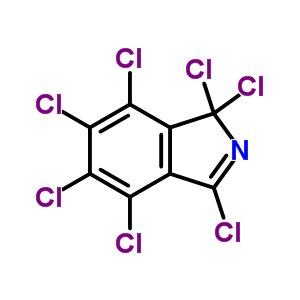 1,3,3,4,5,6,7-七氯-3H-異吲哚結(jié)構(gòu)式_52135-26-9結(jié)構(gòu)式