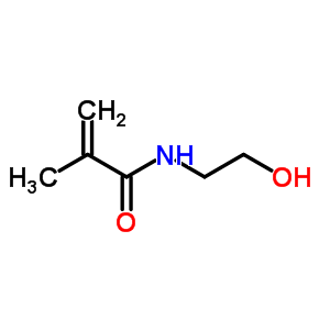 N-(2-羥基乙基)甲基丙烯酰胺結(jié)構(gòu)式_5238-56-2結(jié)構(gòu)式