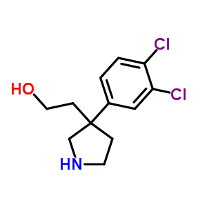 2-(3-(3,4-Dichlorophenyl)pyrrolidin-3-yl)ethanolStructure,52423-89-9Structure 2-(3-(3,4-Dichlorophenyl)pyrrolidin-3-yl)ethanol Structure,52423-89-9Structure