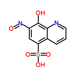 8-Hydroxy-7-nitroso-quinoline-5-sulfonic acidStructure,5263-74-1Structure 8-Hydroxy-7-nitroso-quinoline-5-sulfonic acid Structure,5263-74-1Structure