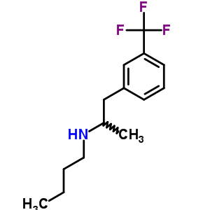 N-butyl-3-(trifluoromethyl)-α-methylbenzeneethanamineStructure,52742-18-4Structure N-butyl-3-(trifluoromethyl)-α-methylbenzeneethanamine Structure,52742-18-4Structure